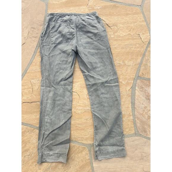 James Perse Womens Poplin Pull On Pants size 0, XS Stretch Waist Drawstring - Picture 4 of 4